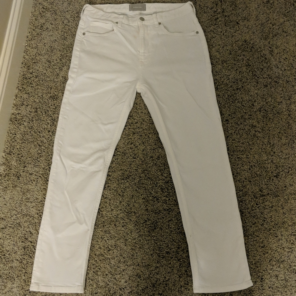 Everlane Modern Boyfriend Jean bone, 28.